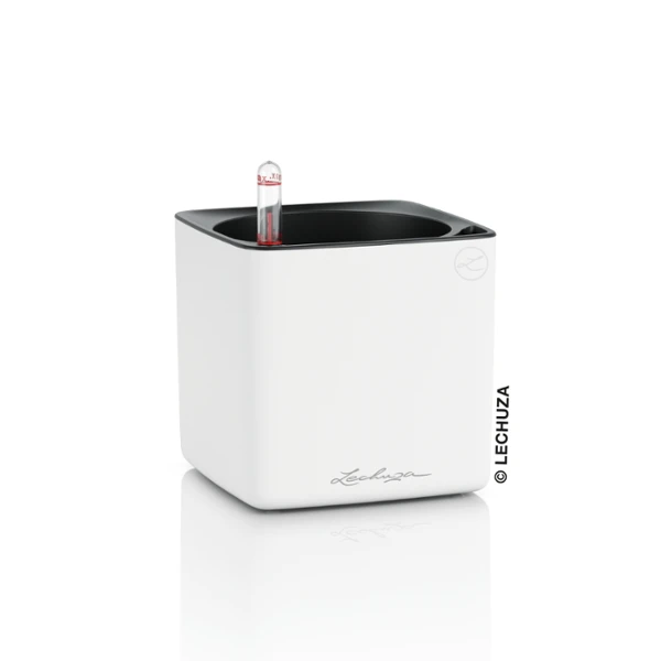 LECHUZA Cube lonček — 14 #d9d5d2
